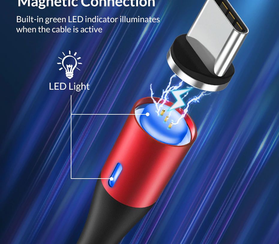 magneticky usb kabel